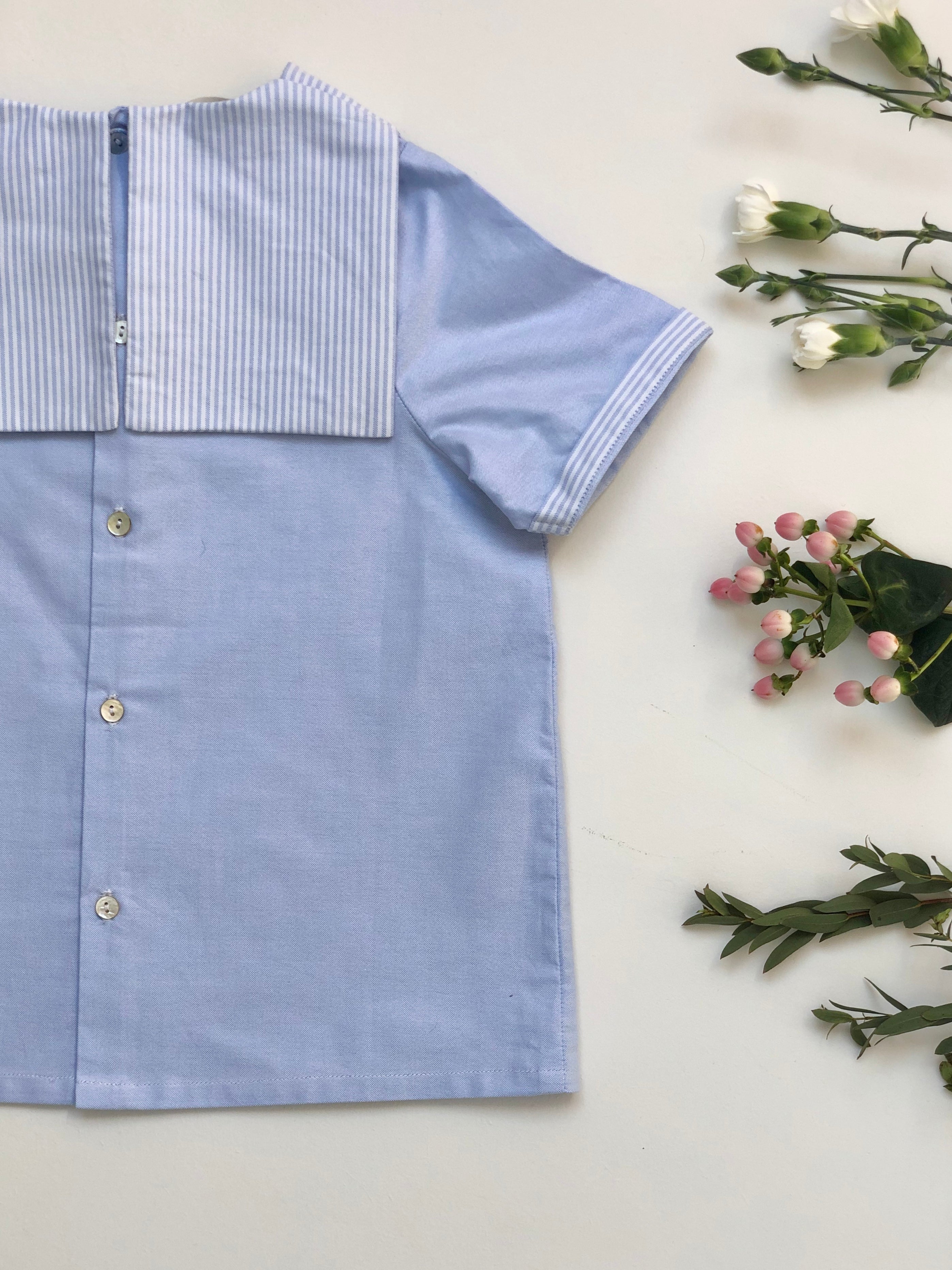 La blouse vareuse ciel Malo
