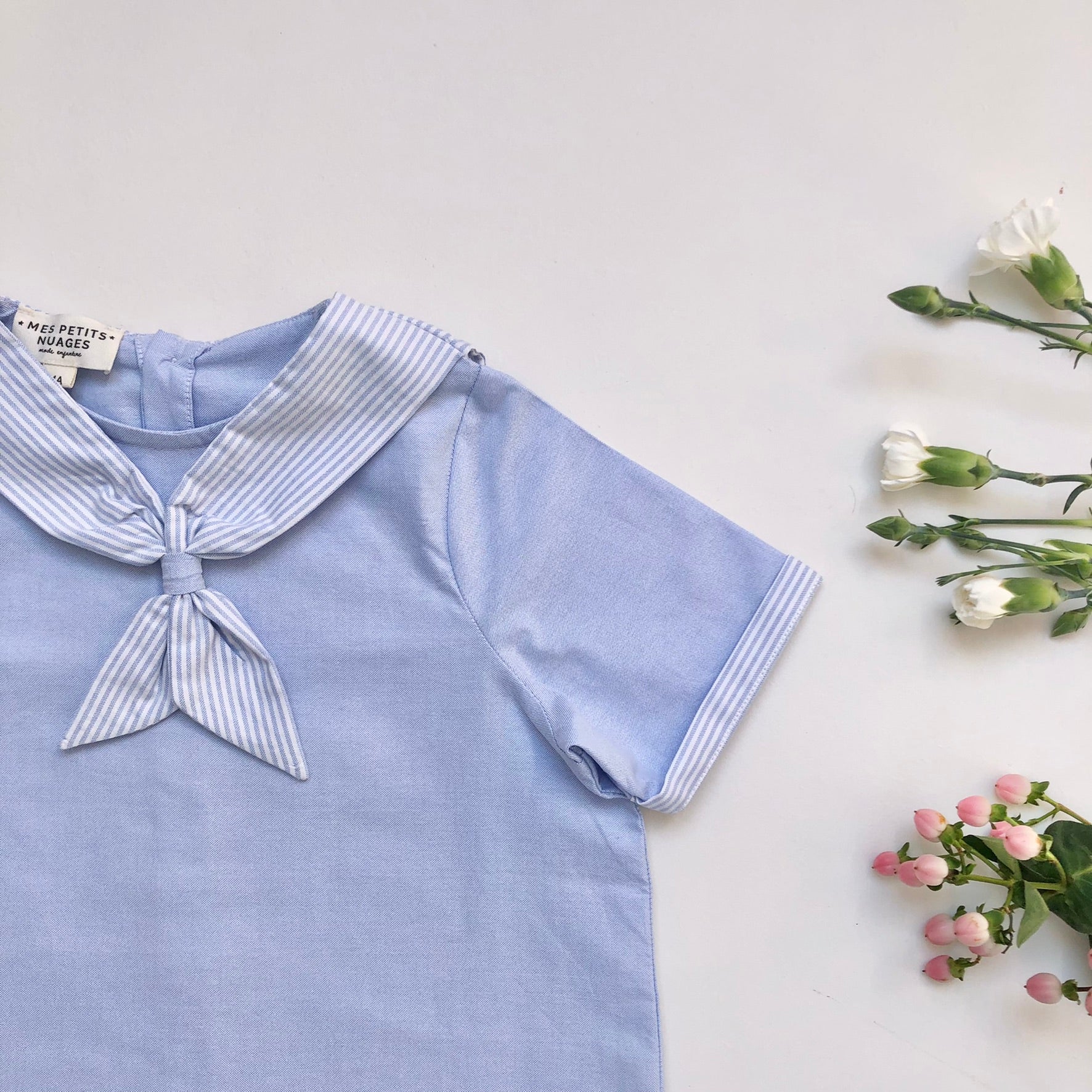 La blouse vareuse ciel Malo