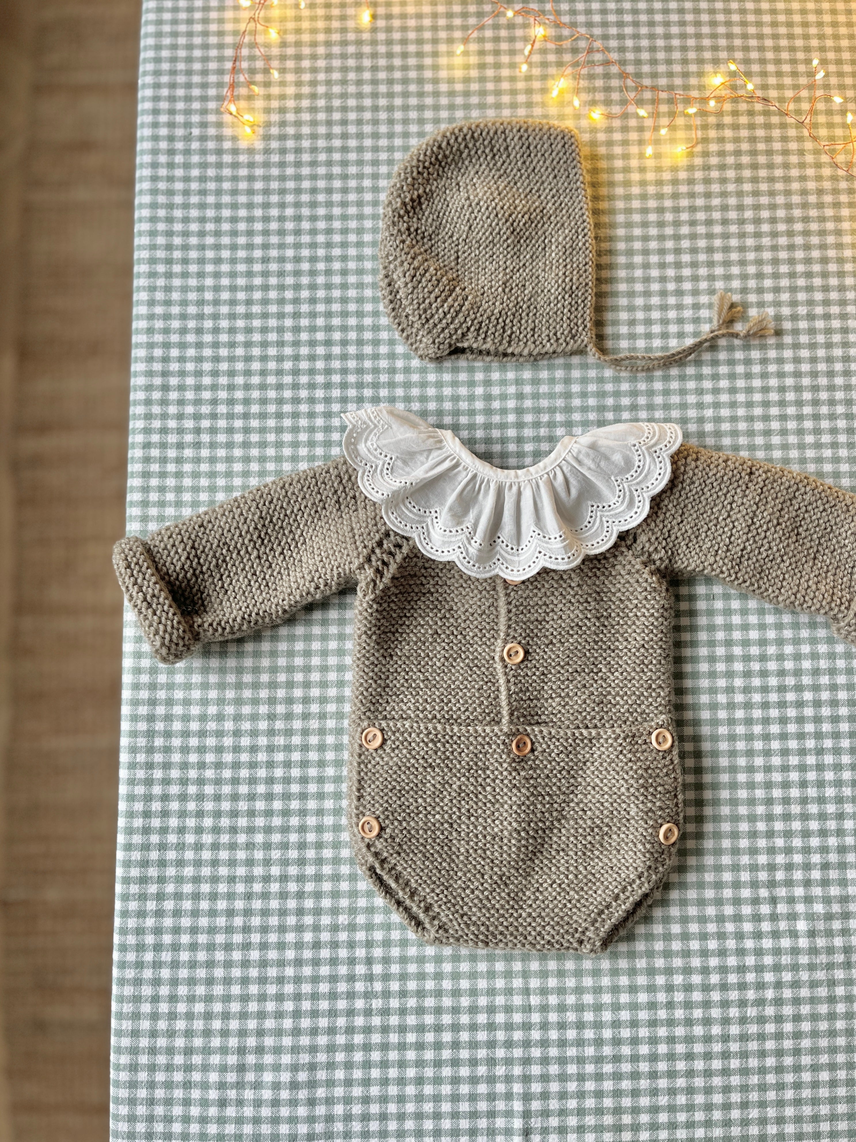 La combinaison Prosper beige taupe (laine mérinos)