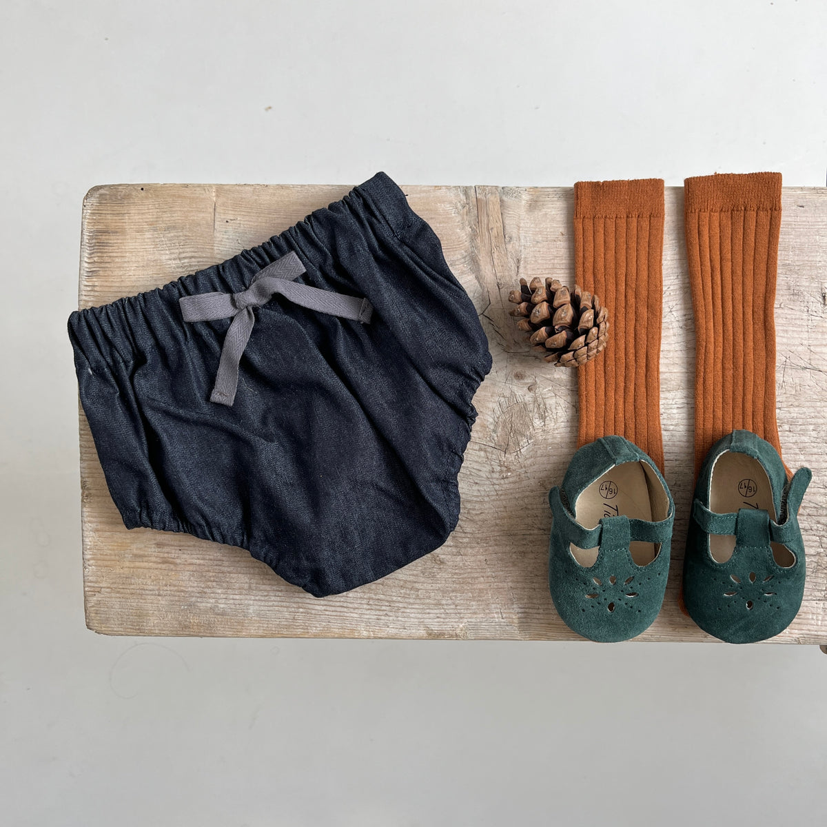 Célestin, le bloomer en denim foncé