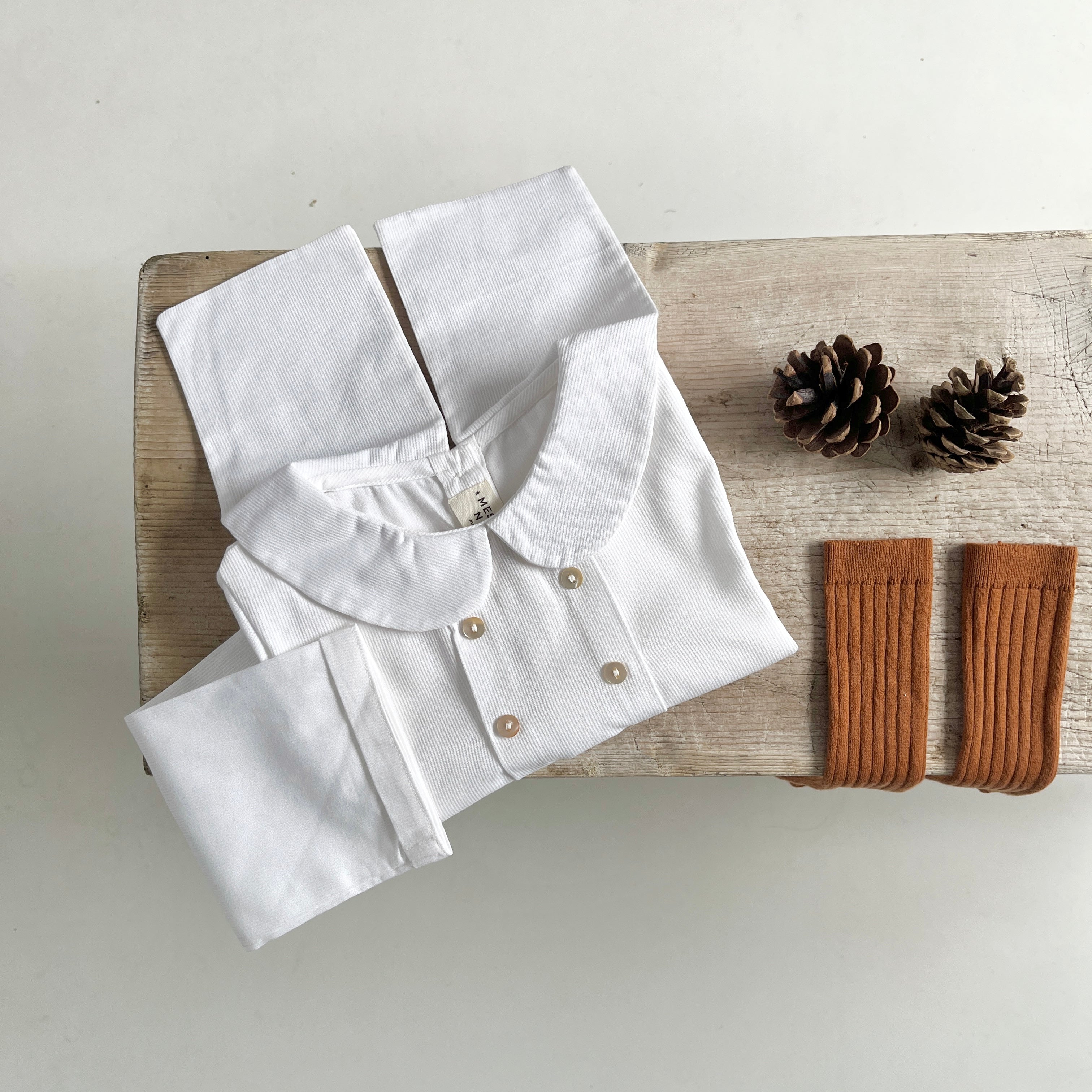 La blouse col marin Arthus blanche