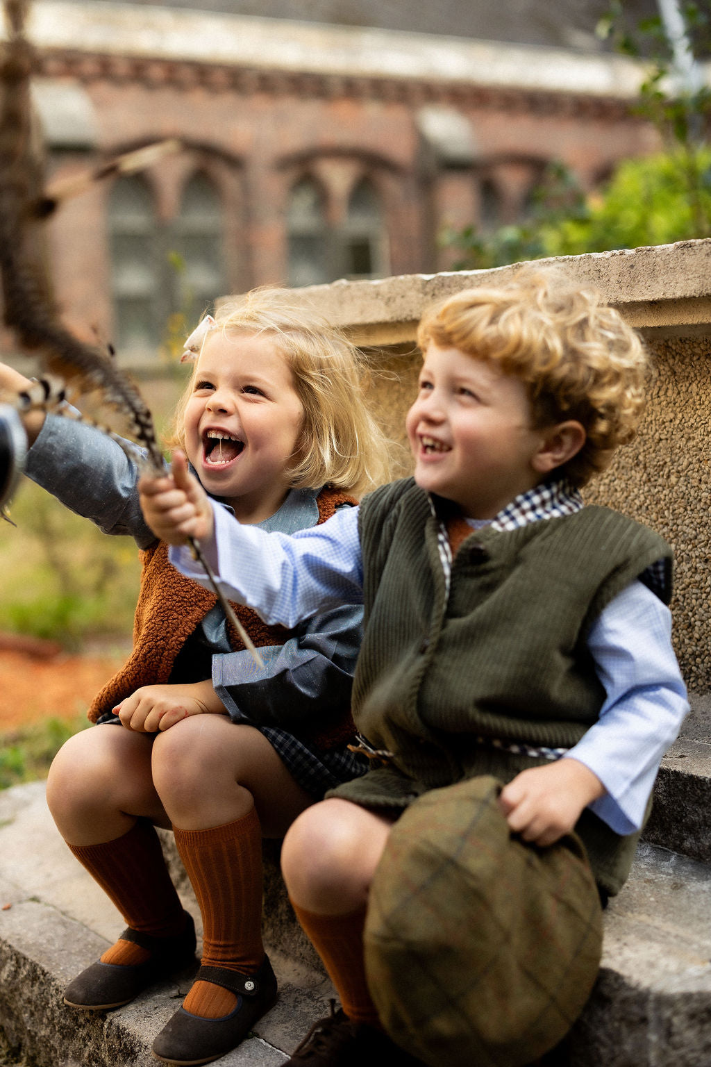 Eustache la petite veste de chasse réversible