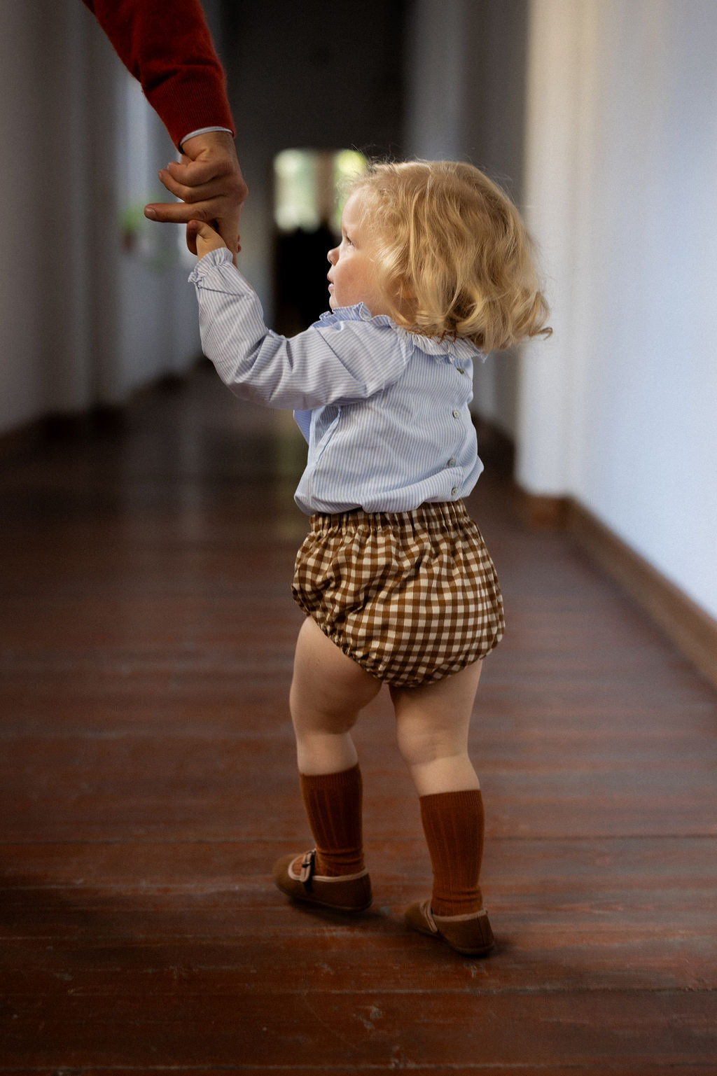 Célestin, le bloomer en vichy ocre