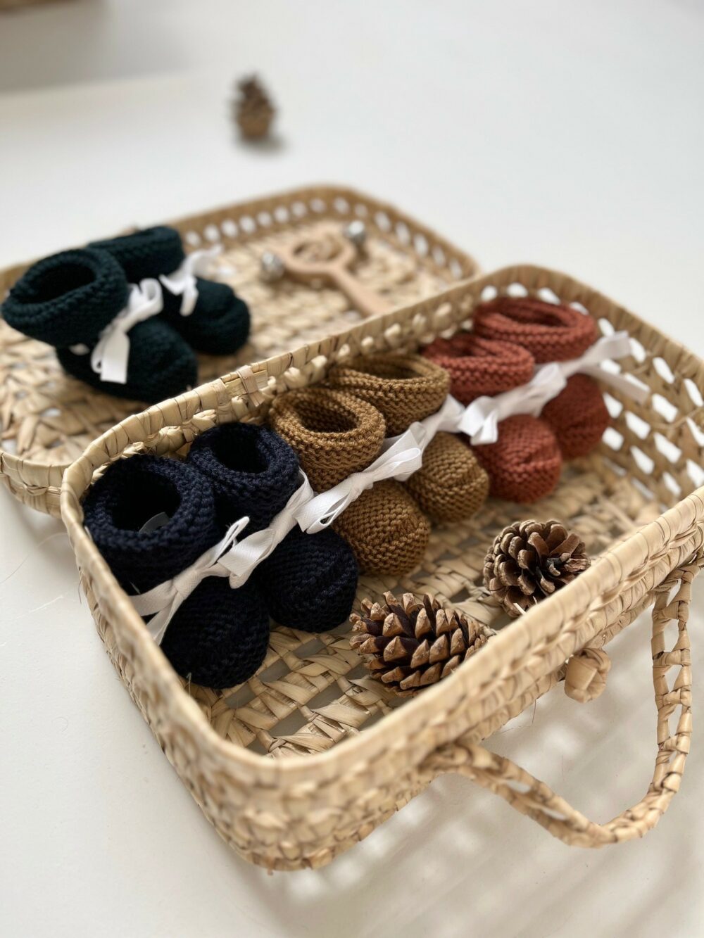 Baby chaussons tricotés Emile – Image 6