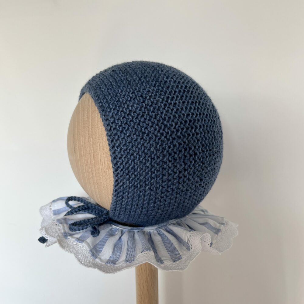 Le béguin Clotaire bleu denim