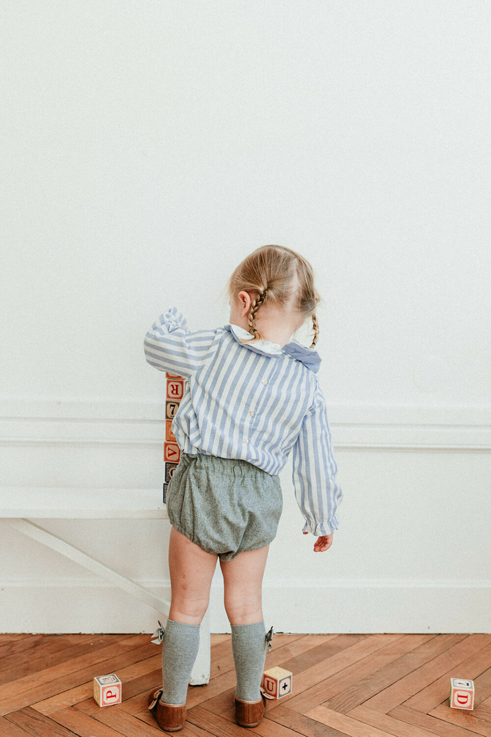 La blouse à double col volanté Fleur – Image 8