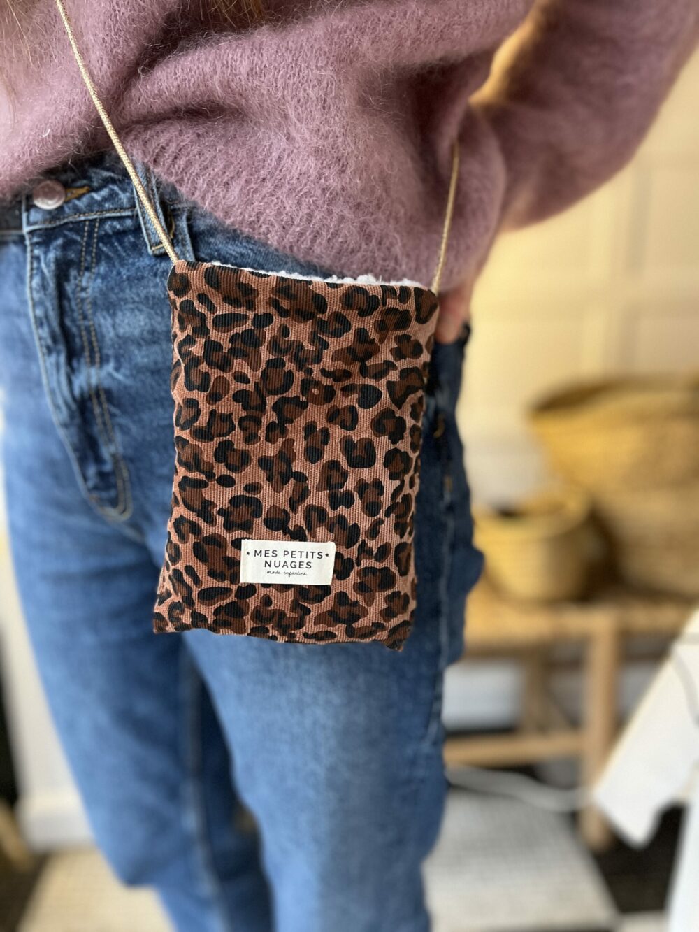 Lucette la pochette réversible léopard – Image 3