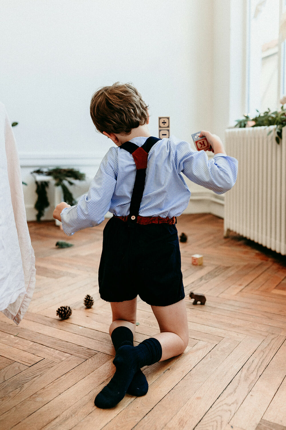 La blouse Jean avec la patte de boutonnière côté – Image 4
