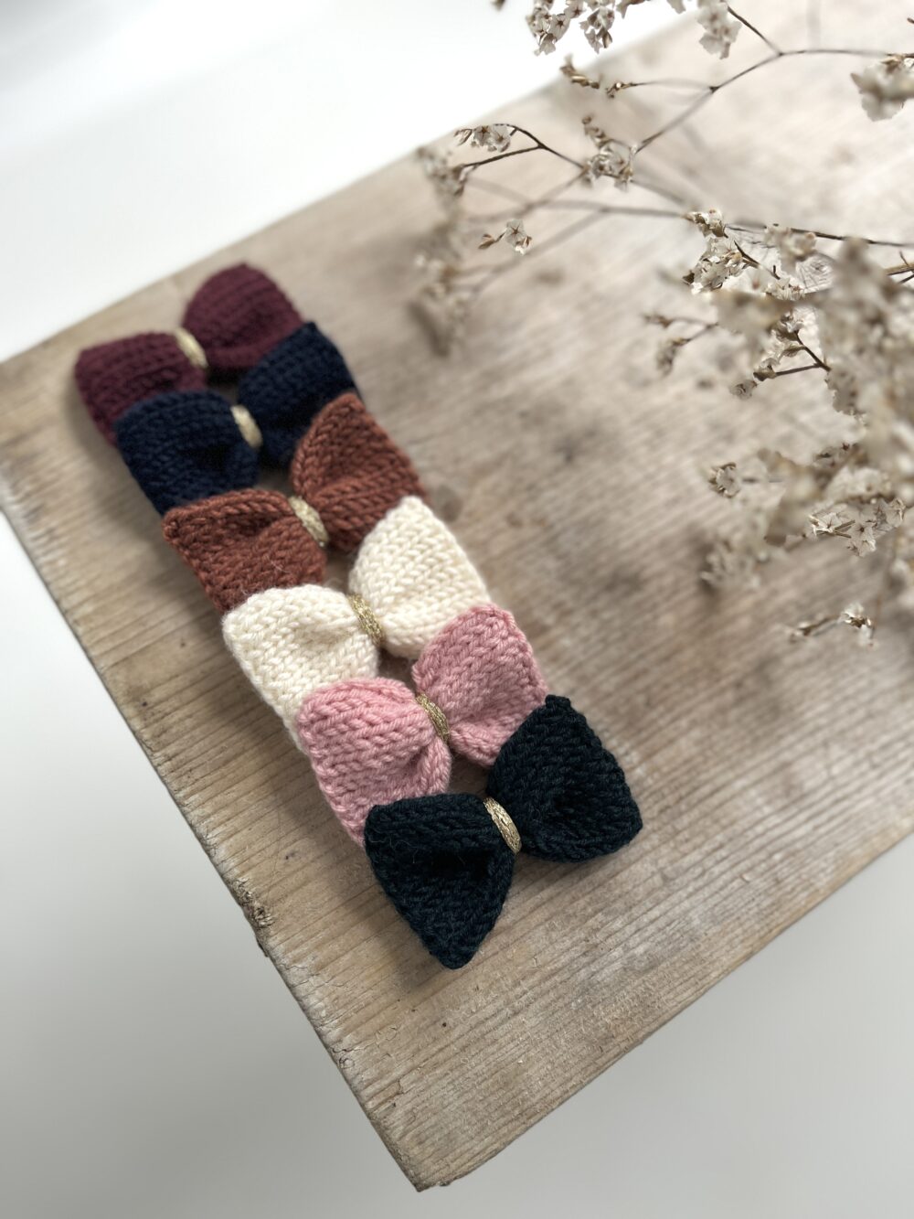 La barrette Suzette noeud en tricot – Image 2