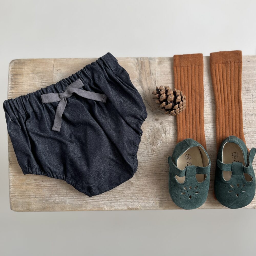 Célestin, le bloomer à noeud denim