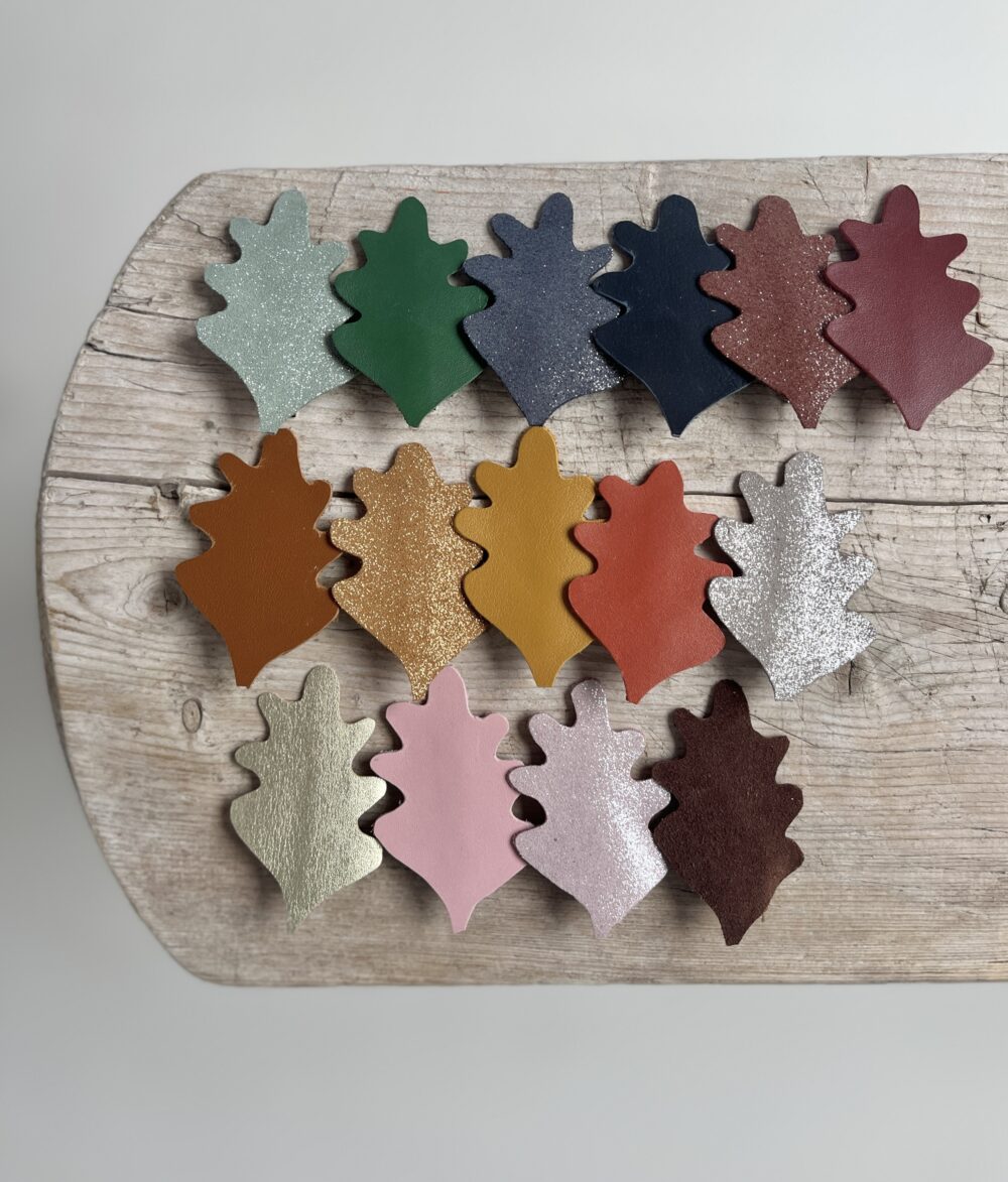 La barrette en cuir Automne – Image 2